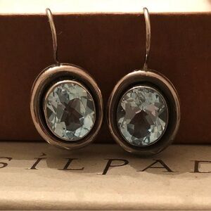 Silpada Sterling Silver and Blue
Topaz Earrings